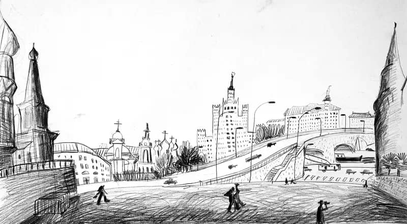 Пленэр в Москве
